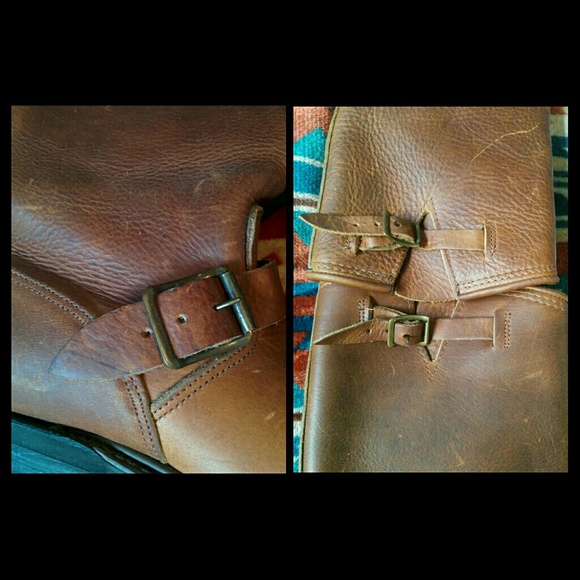Genuine Leather Vintage Cowboy Boots Brown 🐎👢 - Picture 5 of 8